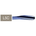 Luxator L5C, 5mm Curved blade, Brown Directa