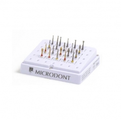 Kit 20 freze diamantate pentru preparari/lustruiri Microdont