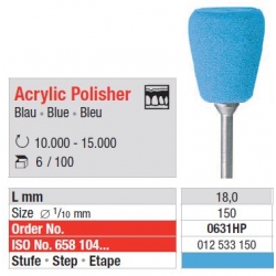 Polipanti Acrylic Polisher Albastru Inchis HP - 6 buc.