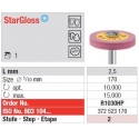 Polishers for Ceramics StarGloss HP, Step: 2 - Pink