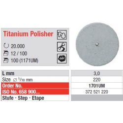 Polipanti Titanium Polisher UM Pasul 1: Gri - 12 buc.