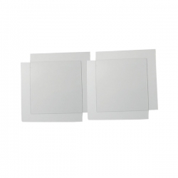 Folii gutiera patrate 125mm x 125mm - 1.0mm 25 bucati Leone
