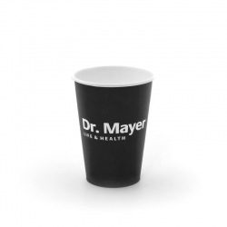 Paper cup set Black 2 x 50 pieces Dr. Mayer